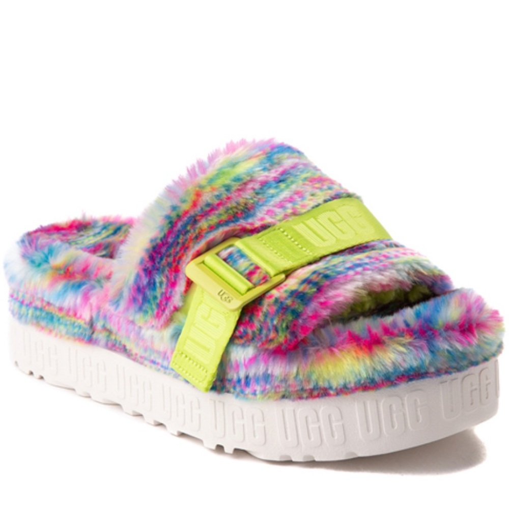 Colorful ugg slides